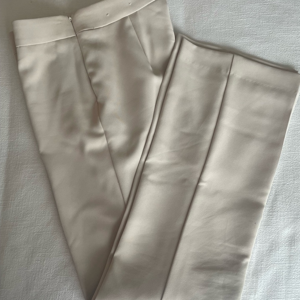 Ann Taylor Elegant Cream Trousers